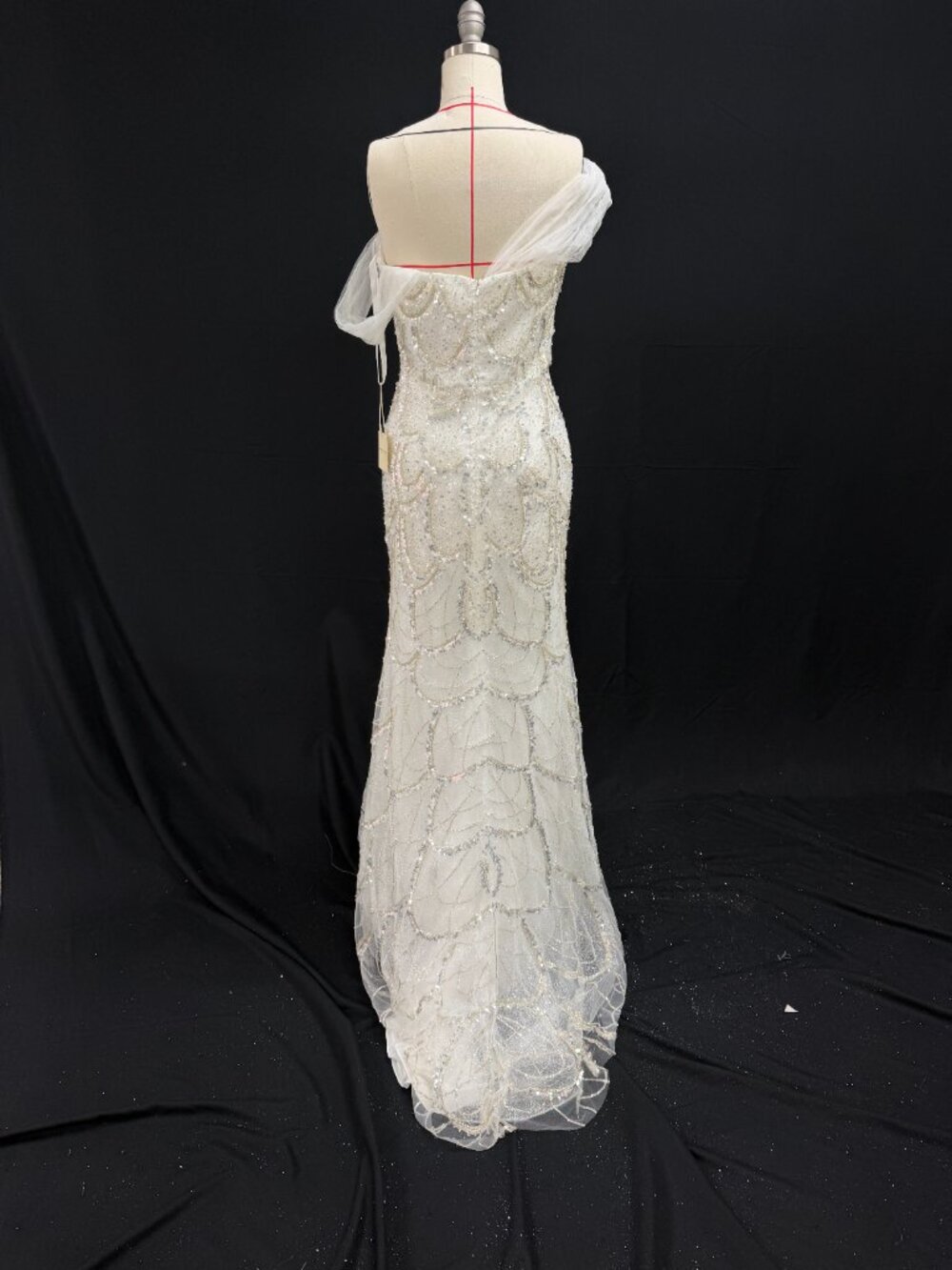 New with tag Style G2505 - Selena Judy Bridal Sequin Mermaid Wedding Dress - Picture 7 of 9